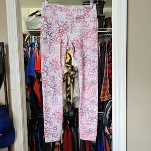Gaiam Multi Color Patterned Active Leggings Size Small